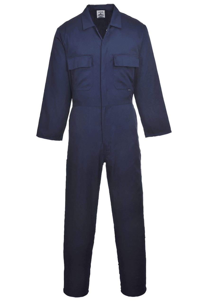 Durable coverall.