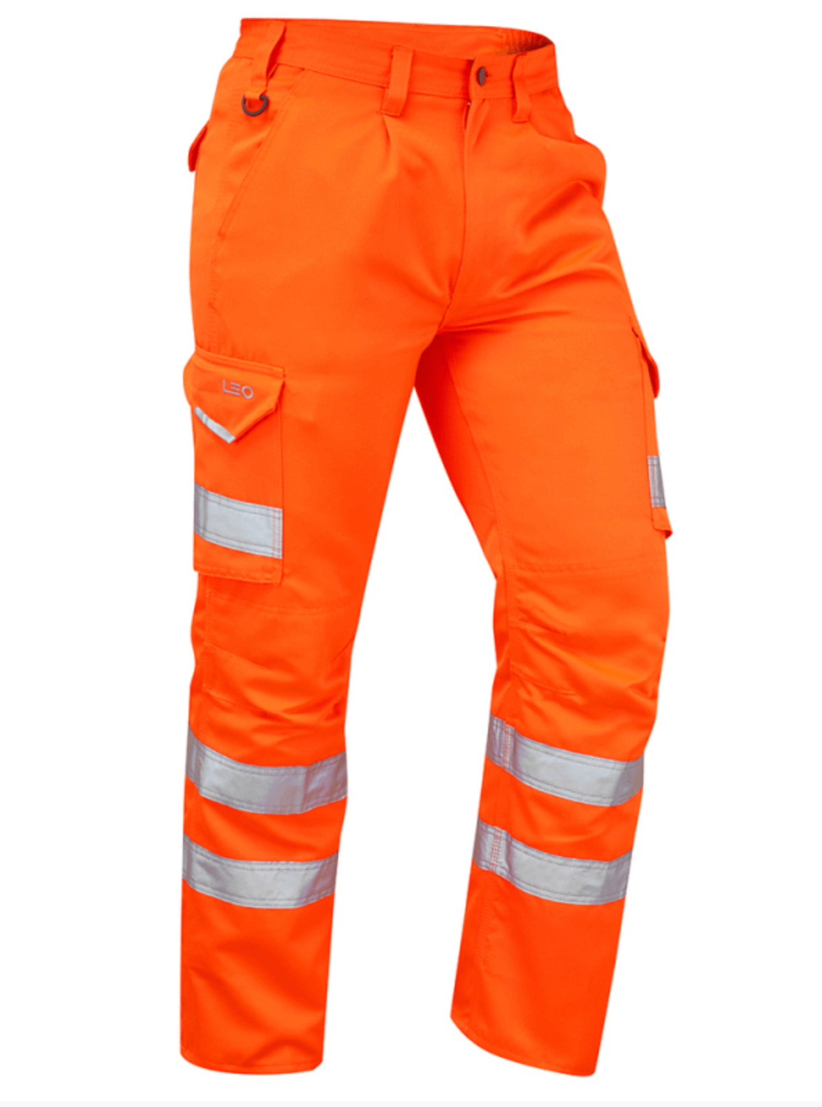 High-visibility work trouser designed for comfort and visibility.