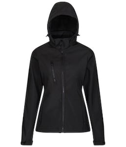 TRA702 Regatta Ladies Venturer Three Layer Hooded Soft Shell Jacket