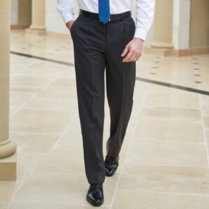 (8525) Brook Taverner Langham Single Pleat Trouser