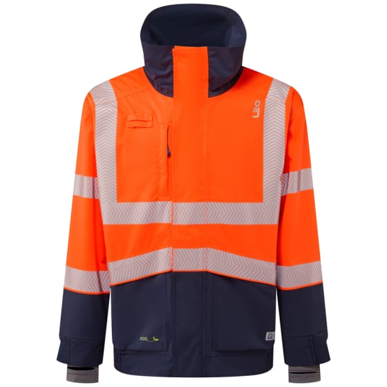 DARTMOOR NVY-ORG j05_o_nv_leo HI-VIZ BOMBER JACKET ORANGE-NAVY