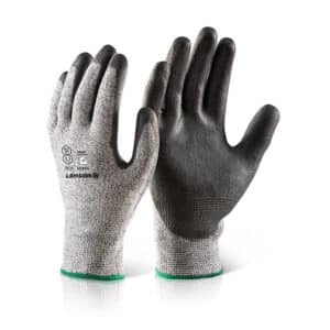 KSPU5 BEESWIFT PU COATED CUT RESISTANT GLOVE
