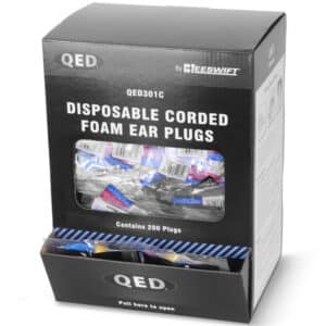 QED301C - BEESWIFT Disposable Corded Ear Plugs
