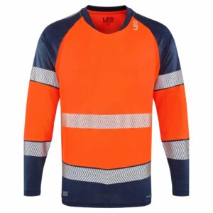 T17-O/NP-LEO RUDA EcoViz Dual Colour Sleeved T-Shirt