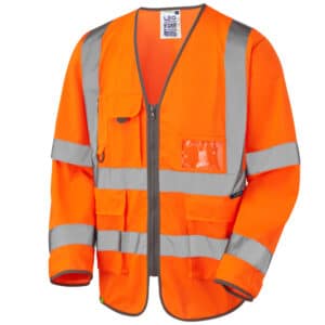 S12-O-LEO WRAFTON SLEEVED HI-VIS WAISTCOAT